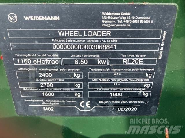 Weidemann 1160e Mininakladače