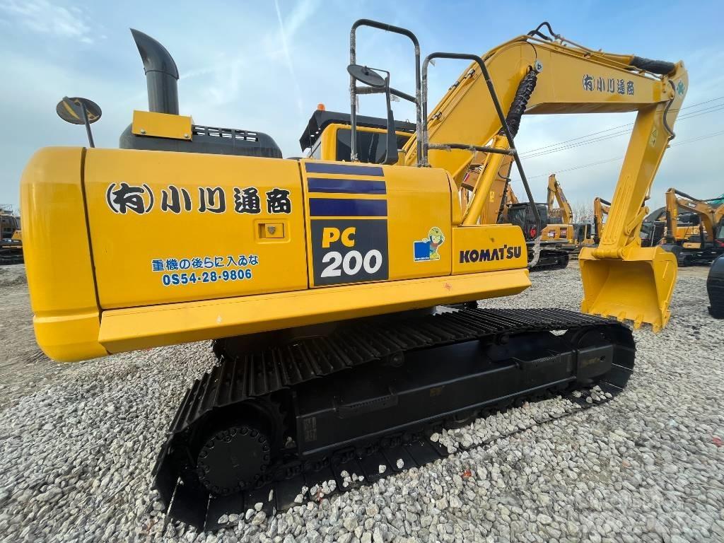 Komatsu PC 200 Pásová rýpadla