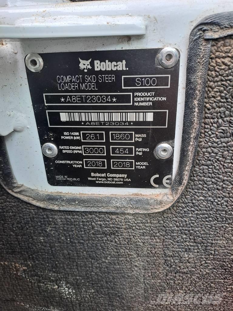 Bobcat S 100 Smykem řízené nakladače