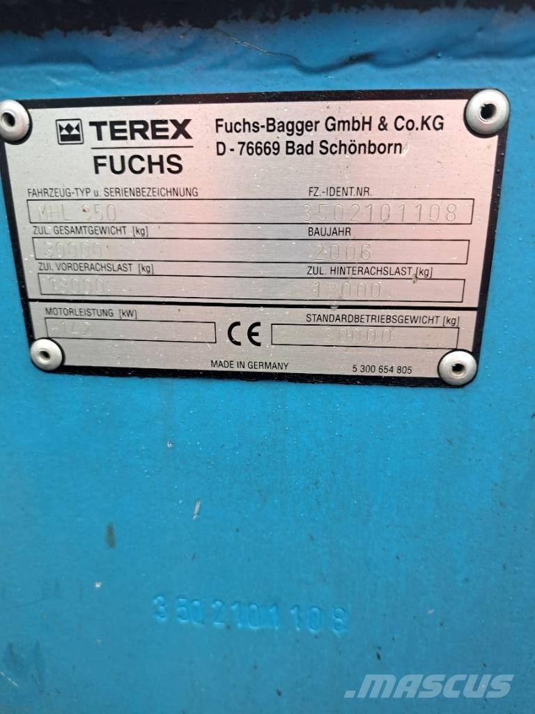 Fuchs MHL 350 Stroje pro manipulaci s odpadem