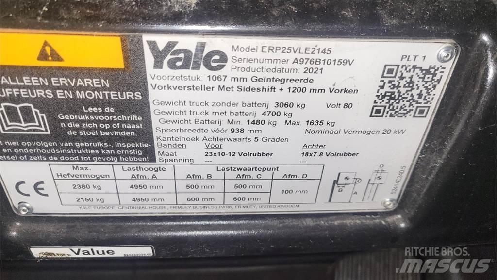 Yale ERP25VL 2021 Akumulátorové vozíky