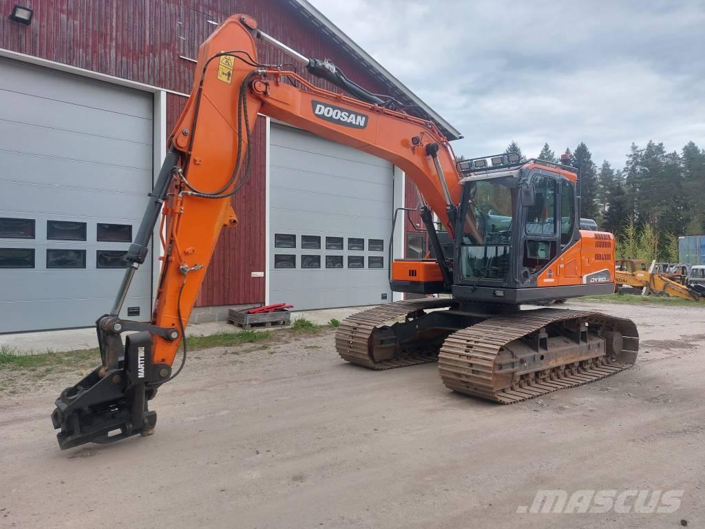 Doosan DX160LCH-5 Pásová rýpadla