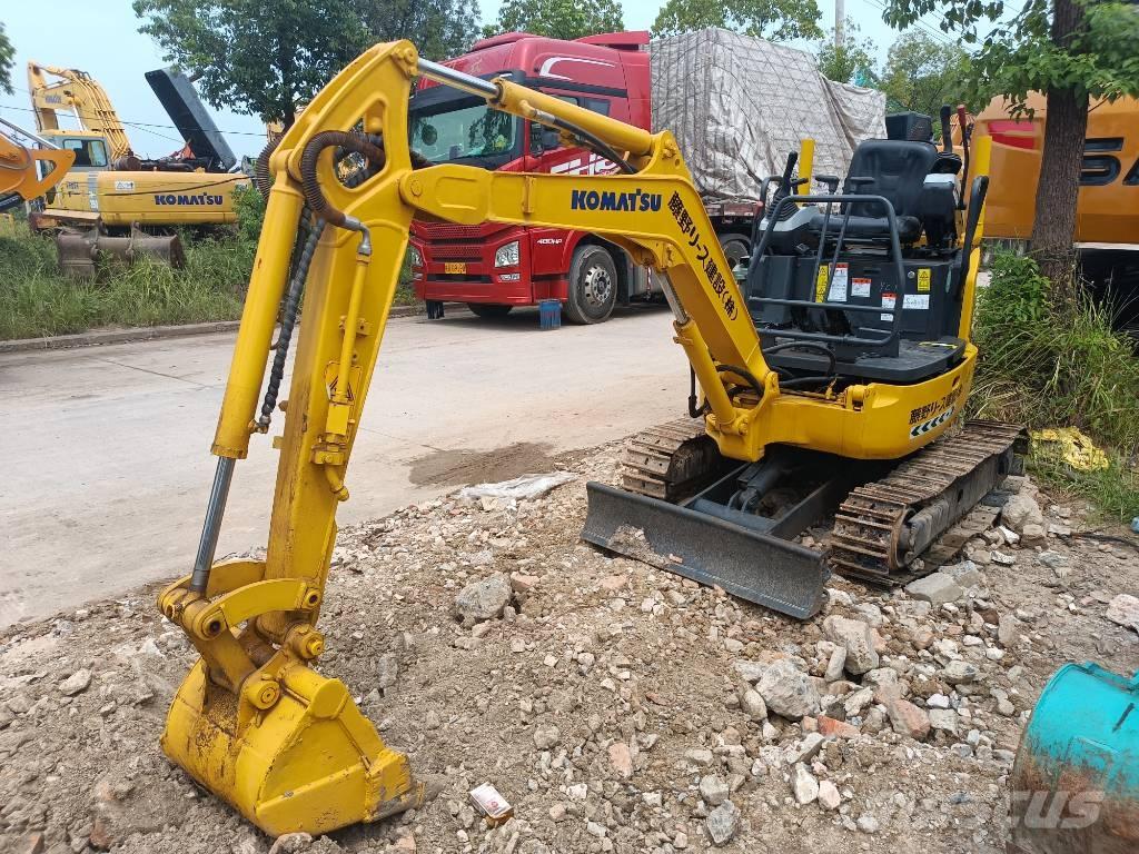 Komatsu PC 18 Pásová rýpadla