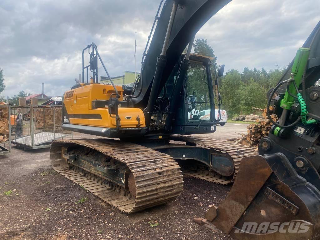 Hyundai HX 220 AL Pásová rýpadla