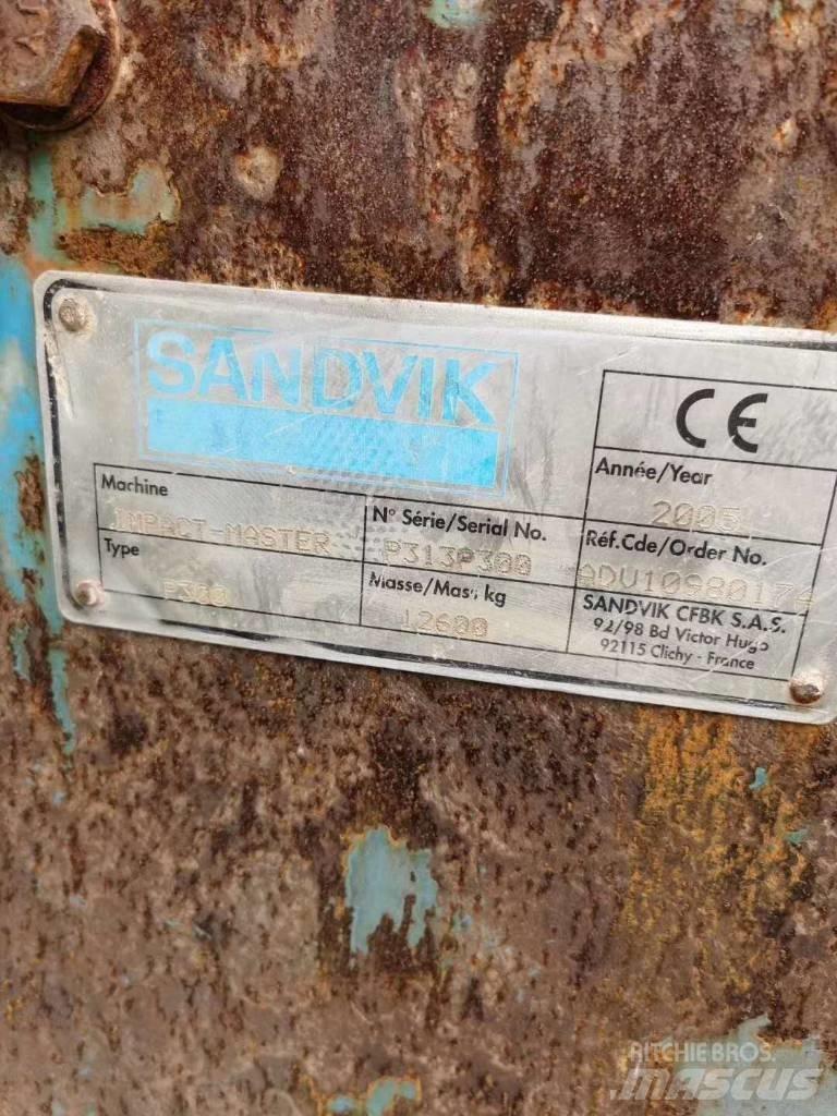 Sandvik P300 Drtící zařízení