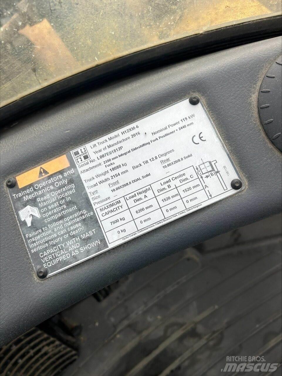 Hyster H12.00XM6 Dieselové vozíky