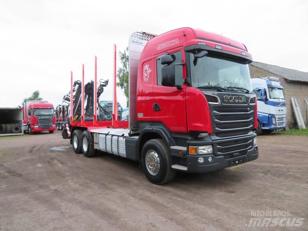 Scania R 450 Vozy na přepravu kmenů