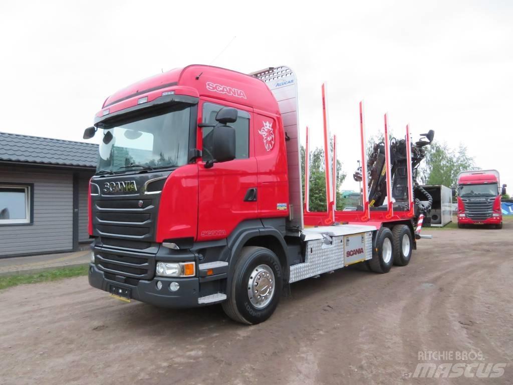 Scania R 450 Vozy na přepravu kmenů