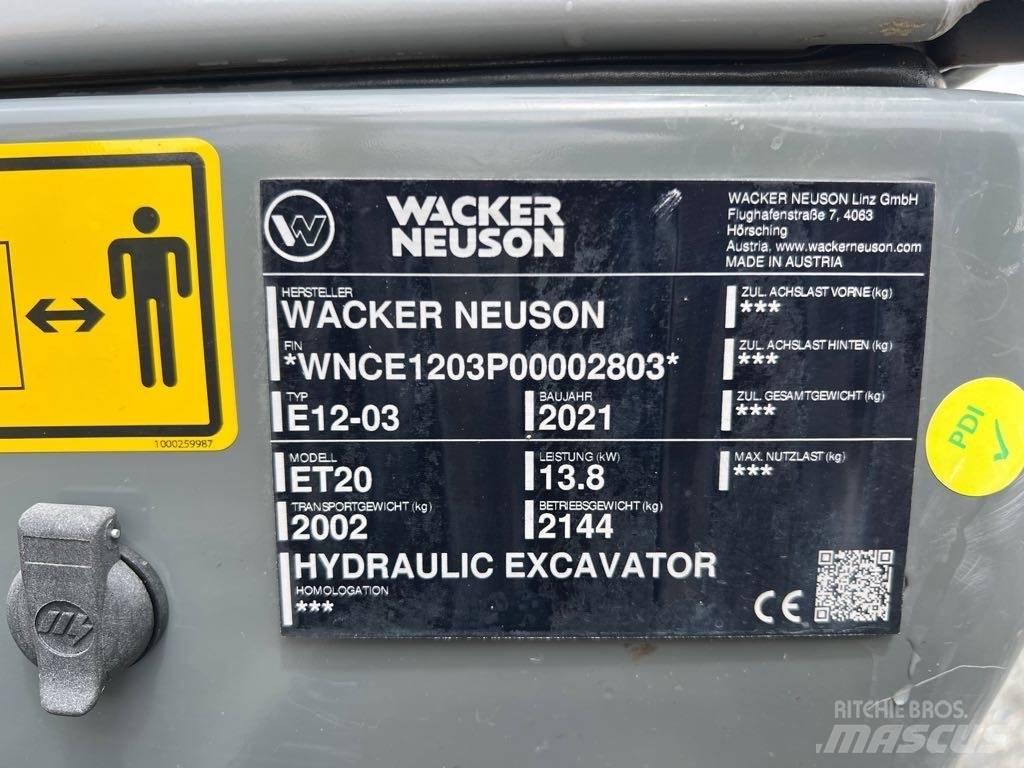 Wacker Neuson ET20 Pásová rýpadla