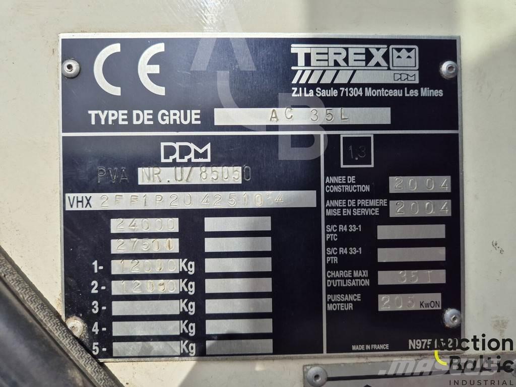Terex AC 35 L Univerzální terénní jeřáby