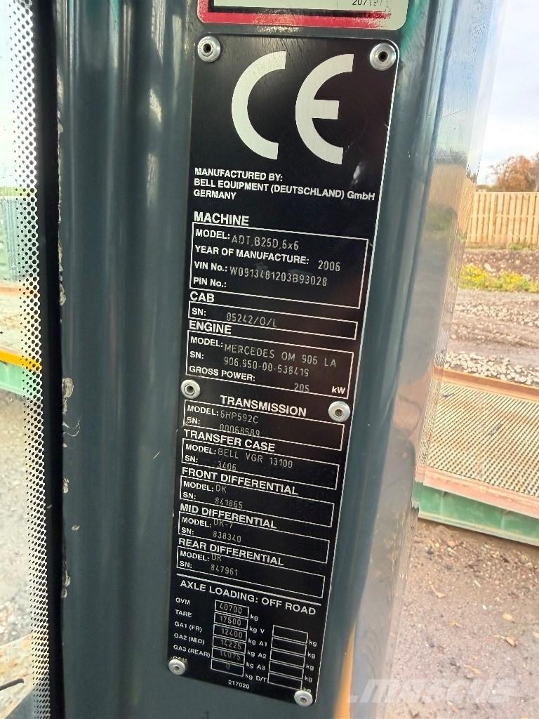 Bell B 25 D Kloubové dempry