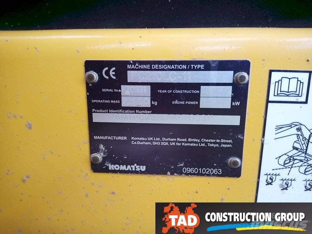 Komatsu PC210LC-11 Pásová rýpadla