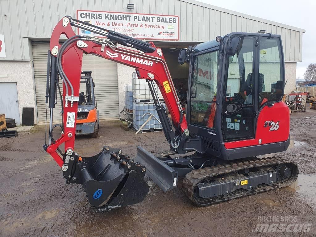 Yanmar SV26 Mini rýpadla < 7t