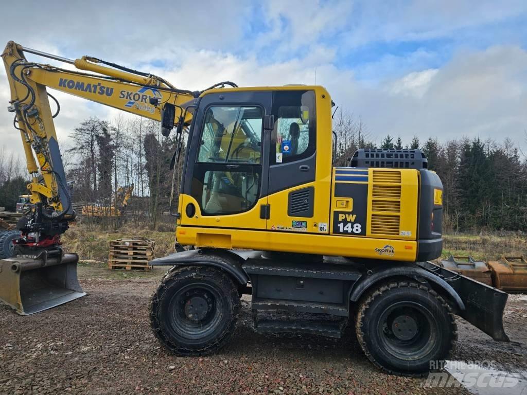 Komatsu PW148-8 Kolová rýpadla