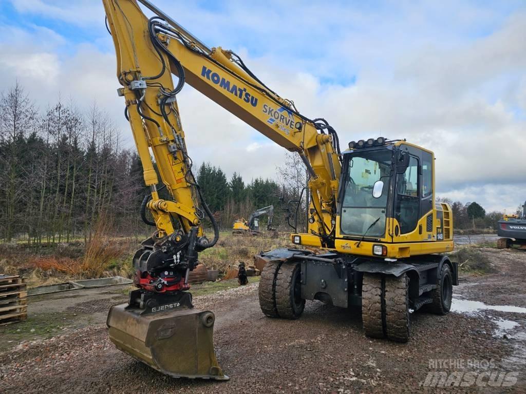 Komatsu PW148-8 Kolová rýpadla