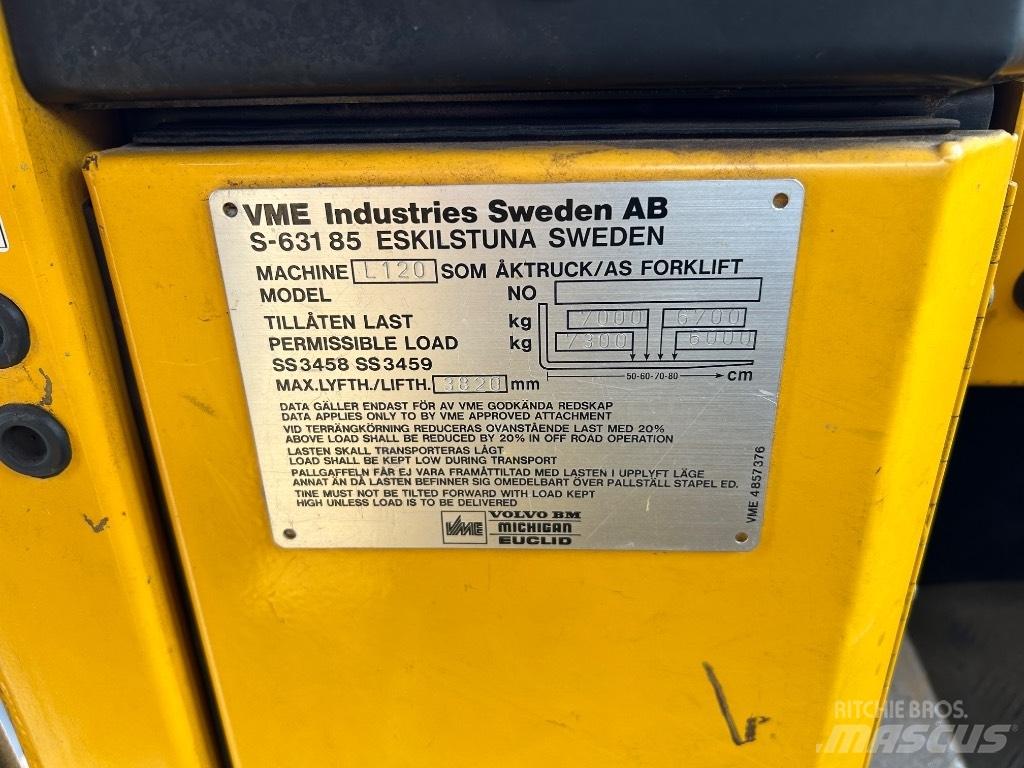 Volvo L 120 Kolové nakladače