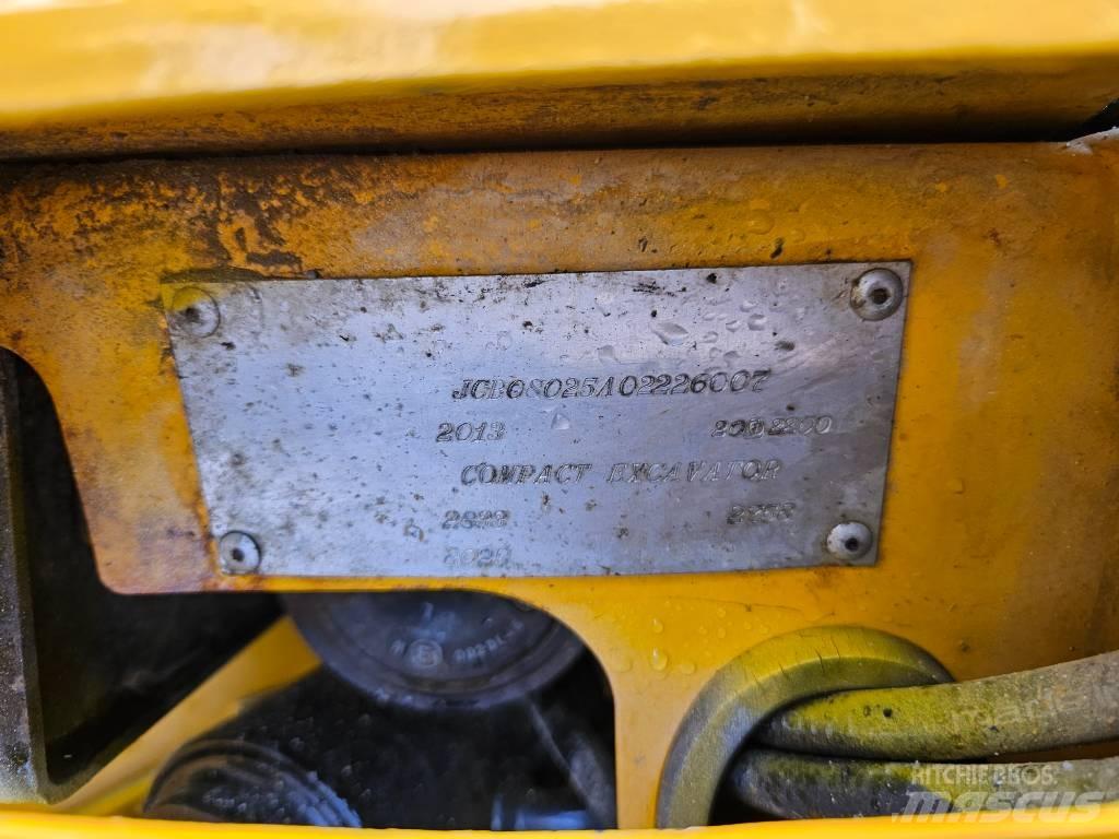 JCB 8025 ZTS Mini rýpadla < 7t