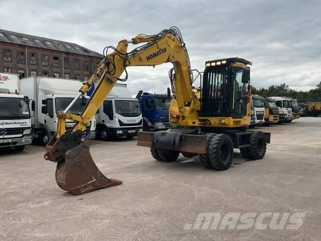 Komatsu PW110MR-11 Kolová rýpadla