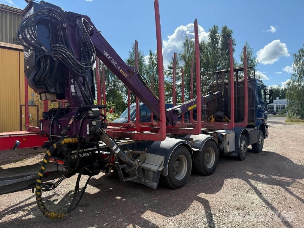 Scania R 580 Vozy na přepravu kmenů