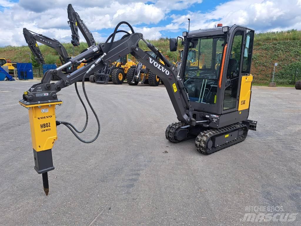 Volvo EC 18 E Mini rýpadla < 7t
