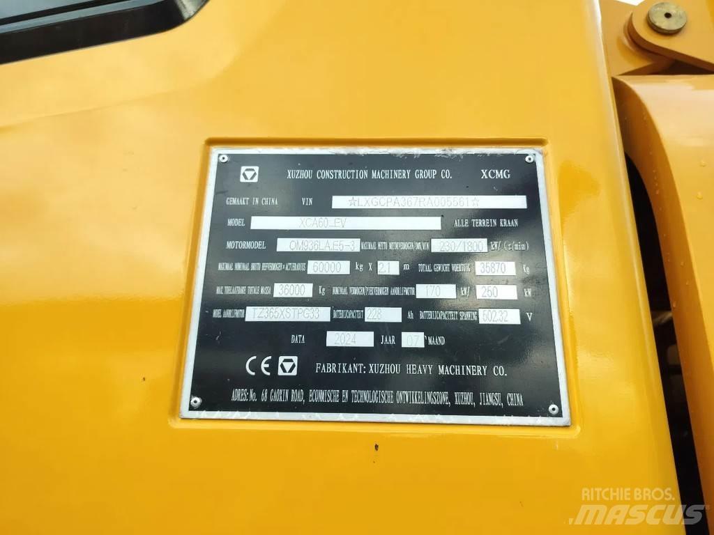XCMG XCA60_EV Univerzální terénní jeřáby