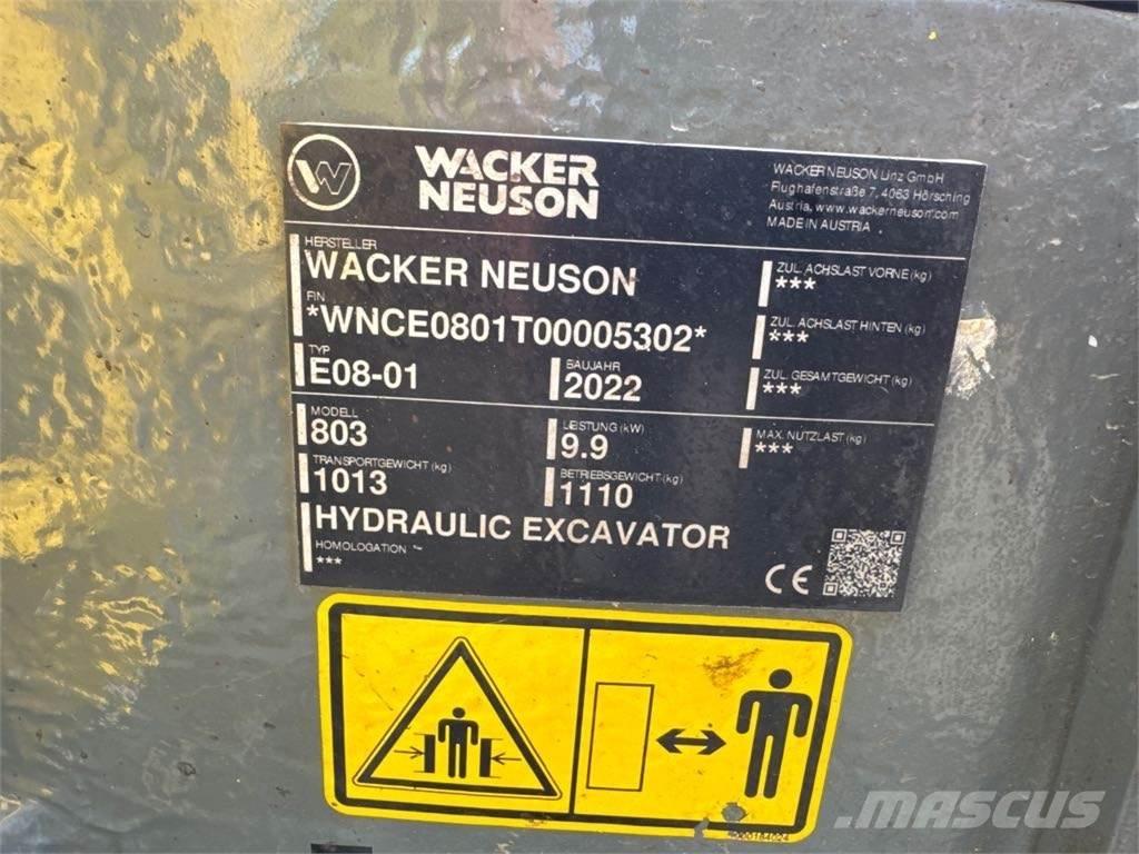 Wacker Neuson 803 Pásová rýpadla