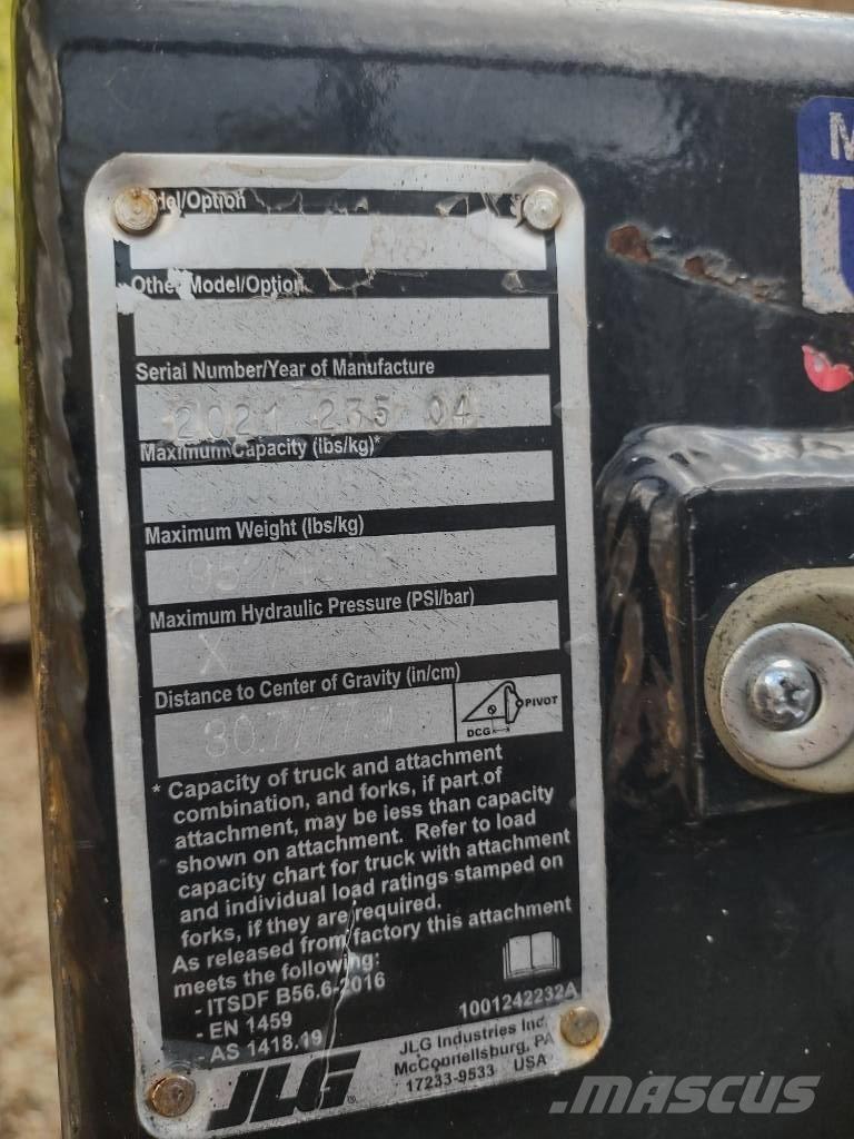 JLG X 13 JP Ostatní komponenty