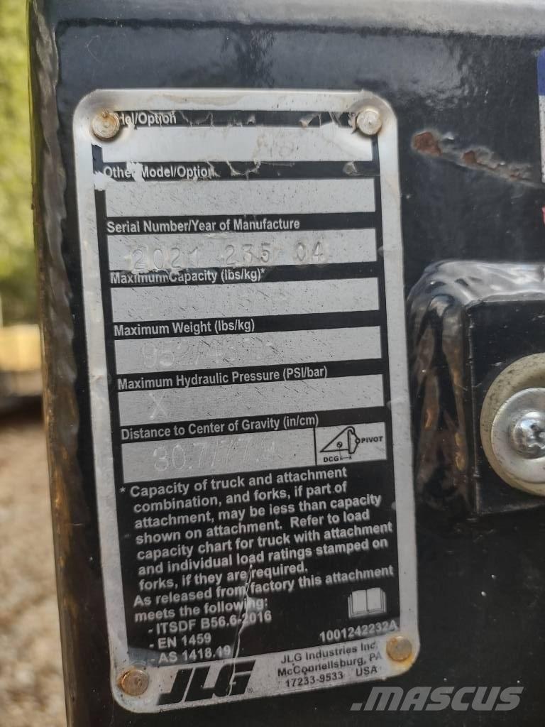 JLG X 13 JP Ostatní komponenty