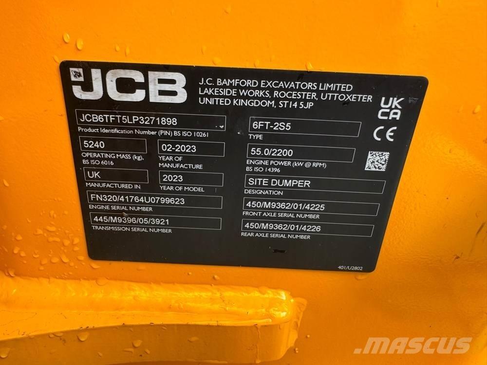JCB 6T-2FT Vyklápěcí dempry