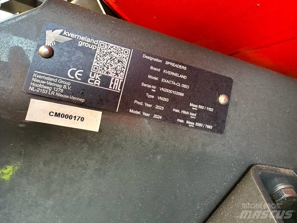 Kverneland CL 1300 Rozmetadlo minerálních hnojiv