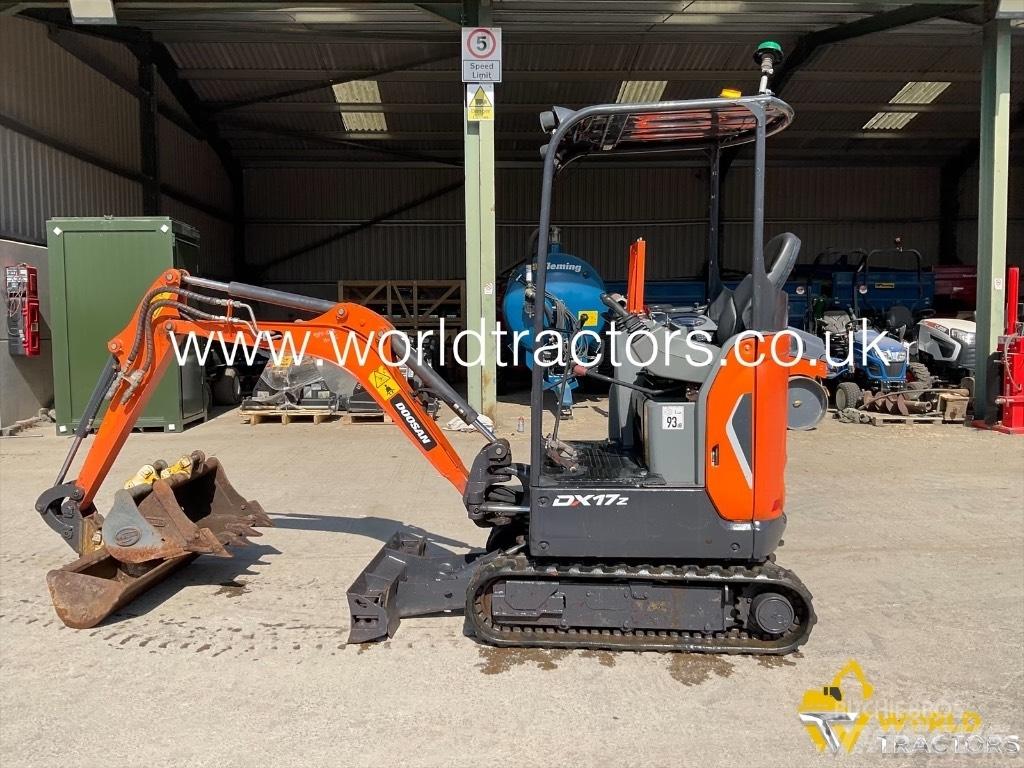 Doosan DX 17 Mini rýpadla < 7t