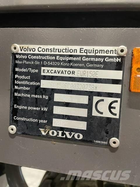 Volvo EWR150E Kolová rýpadla