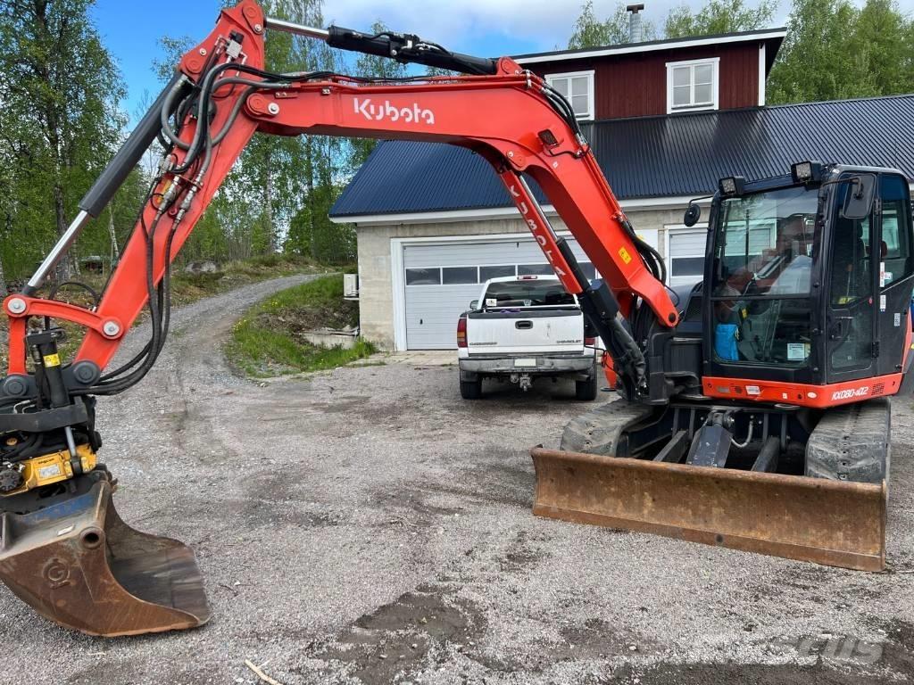 Kubota KX 080-4 Midi rýpadla 7t - 12t