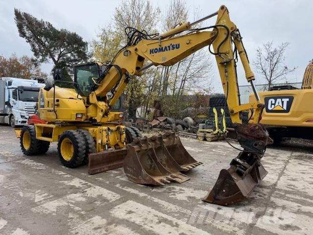 Komatsu PW 118 MR-8 Kolová rýpadla