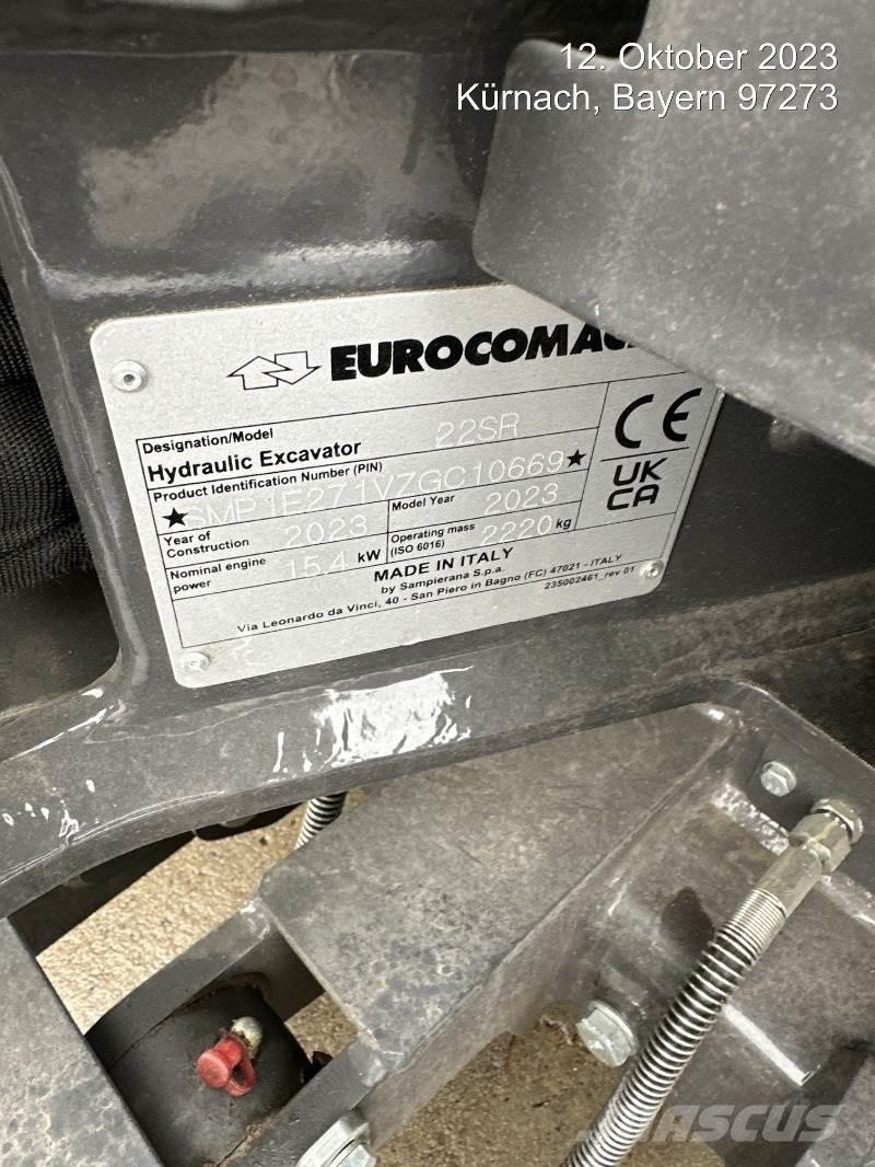 Eurocomach 22SR Mini rýpadla < 7t
