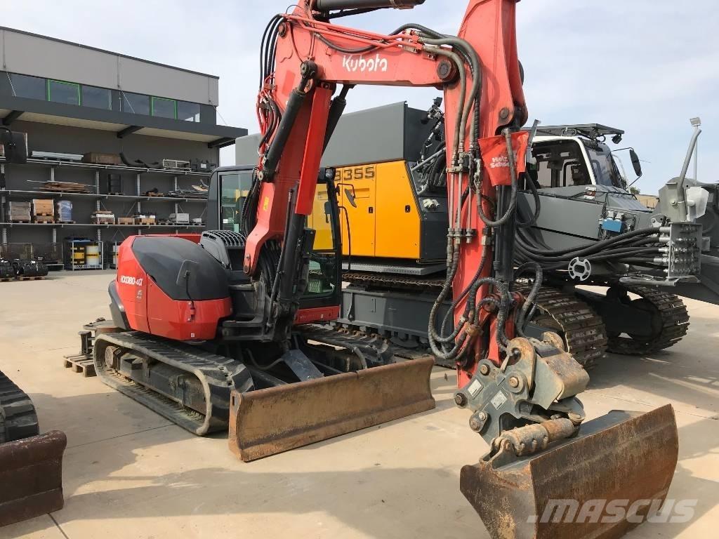 Kubota KX 080-4 Midi rýpadla 7t - 12t