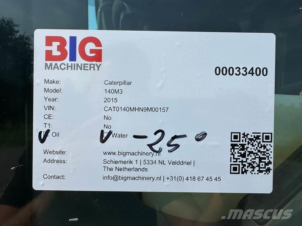 CAT 140M3 Grejdry