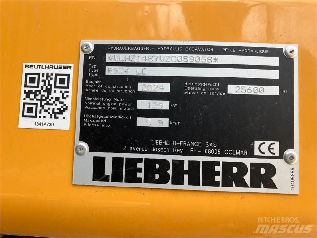 Liebherr R924 Pásová rýpadla