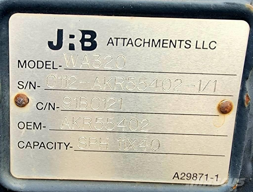 JRB Snow Plow WA320 Ostatní komponenty