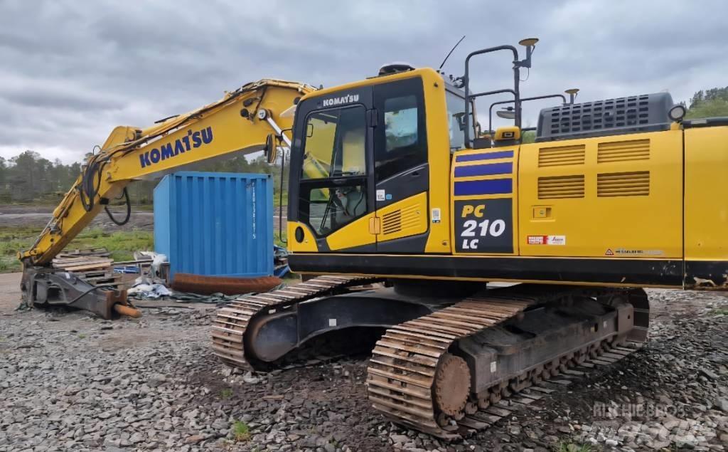 Komatsu PC 210 LC Pásová rýpadla