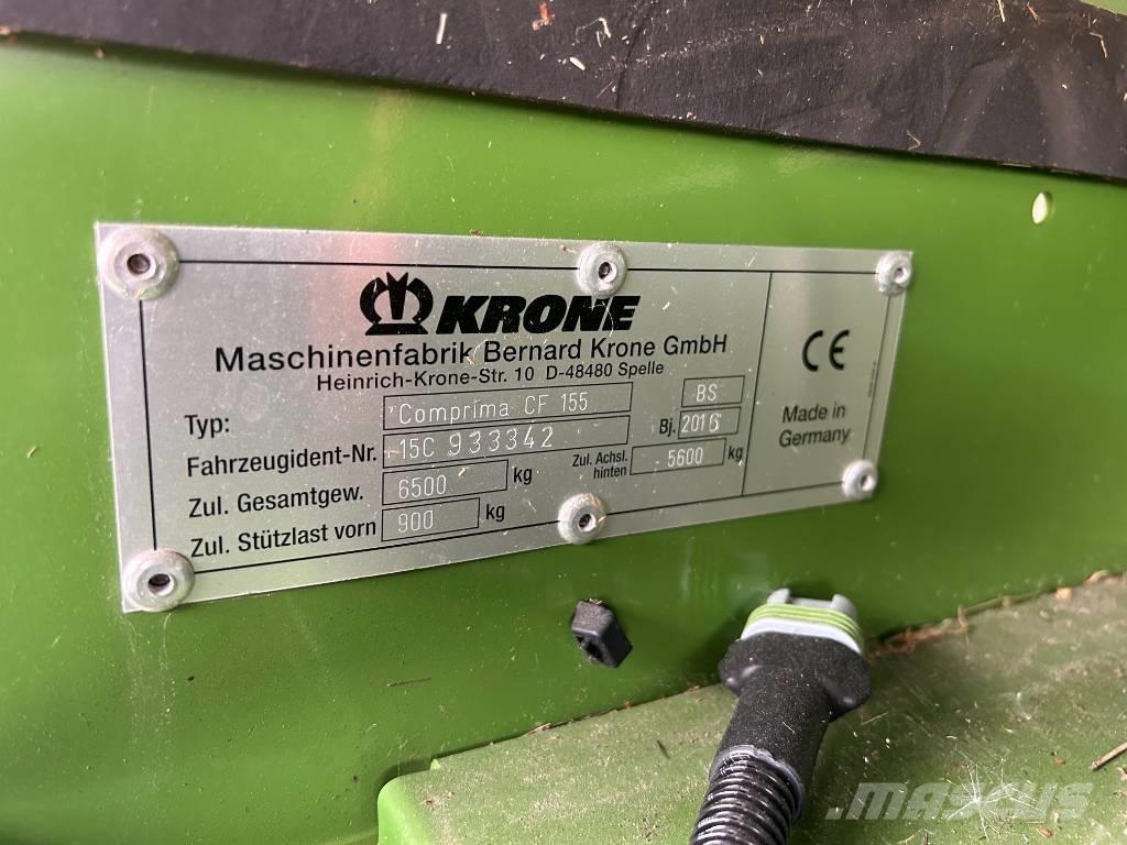 Krone CF155XC Lis na válcové balíky