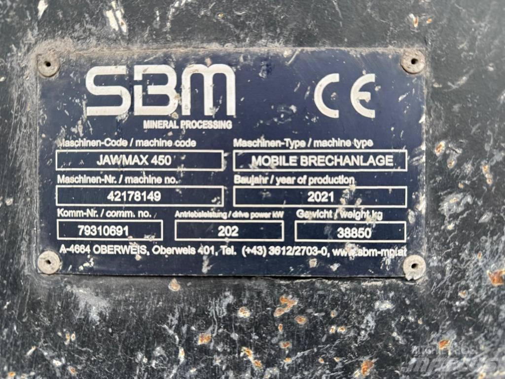 SBM Jawmax 450 Mobilní drtiče