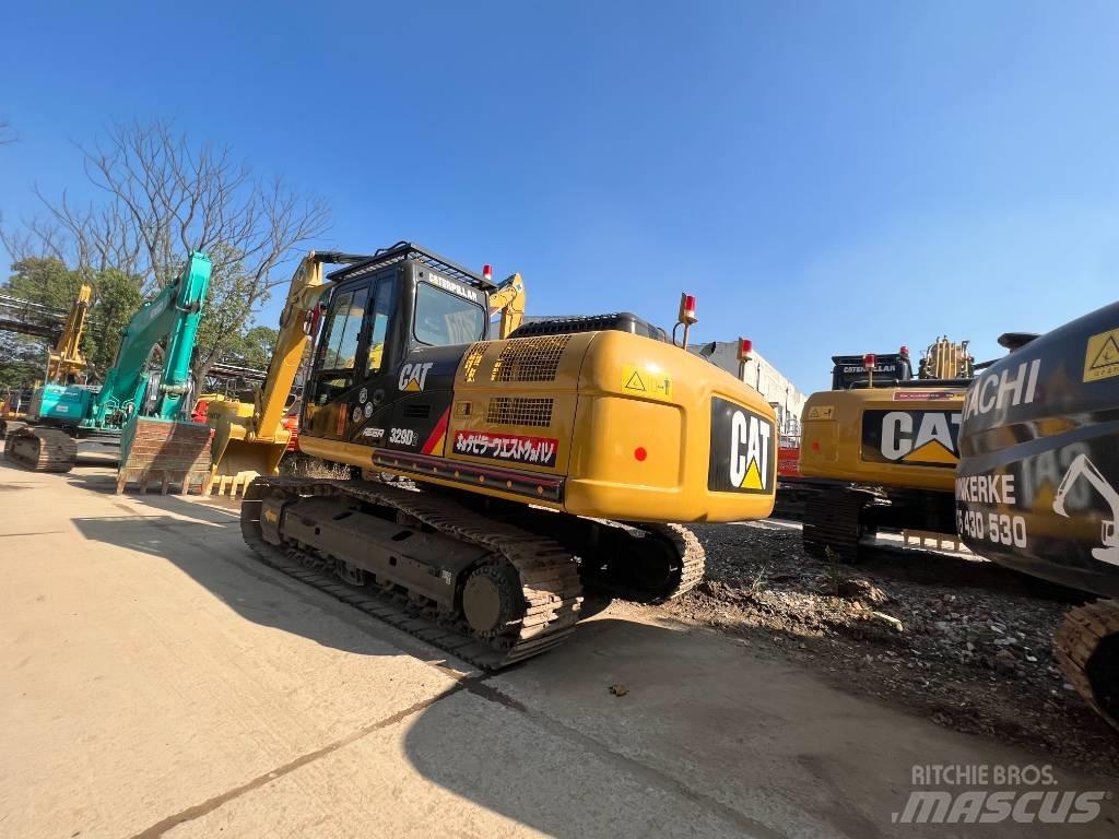 CAT 329D Pásová rýpadla