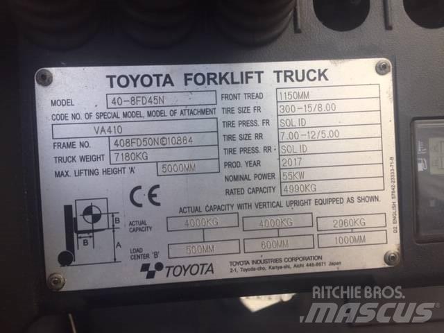 Toyota 40-8FD45N Dieselové vozíky