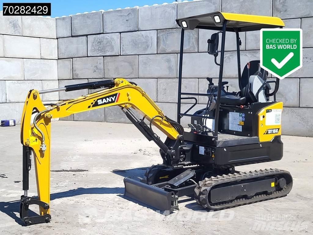 Sany SY16 C Mini rýpadla < 7t