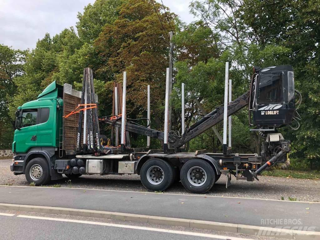 Scania R 480 Vozy na přepravu kmenů