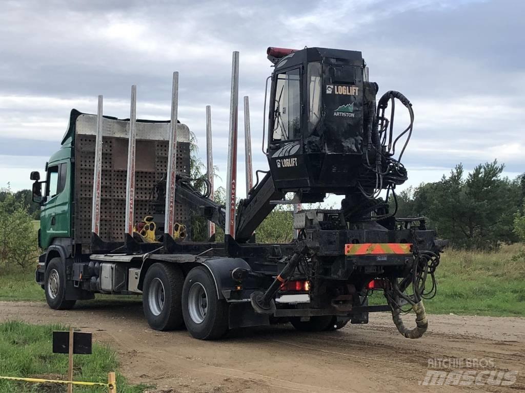 Scania R 480 Vozy na přepravu kmenů
