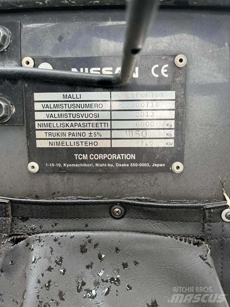 Nissan L1 F6 F70 Y Dieselové vozíky