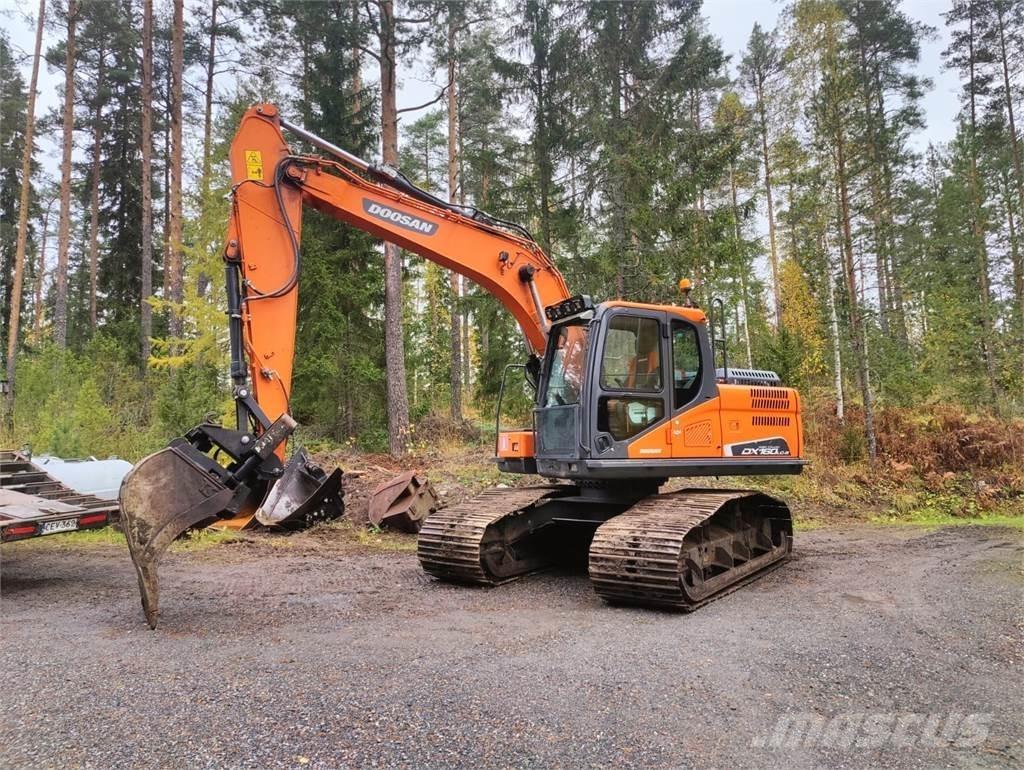 Doosan DX160 LC-5 Pásová rýpadla
