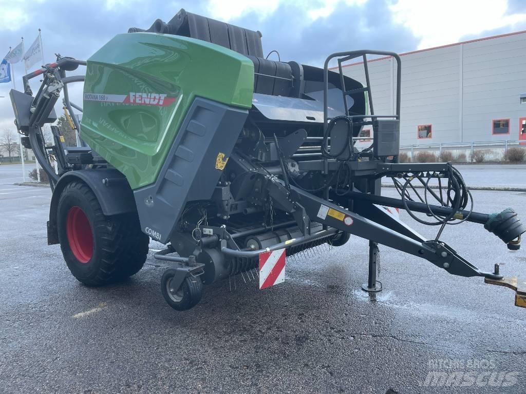 Fendt Rotana 160 V Lis na válcové balíky